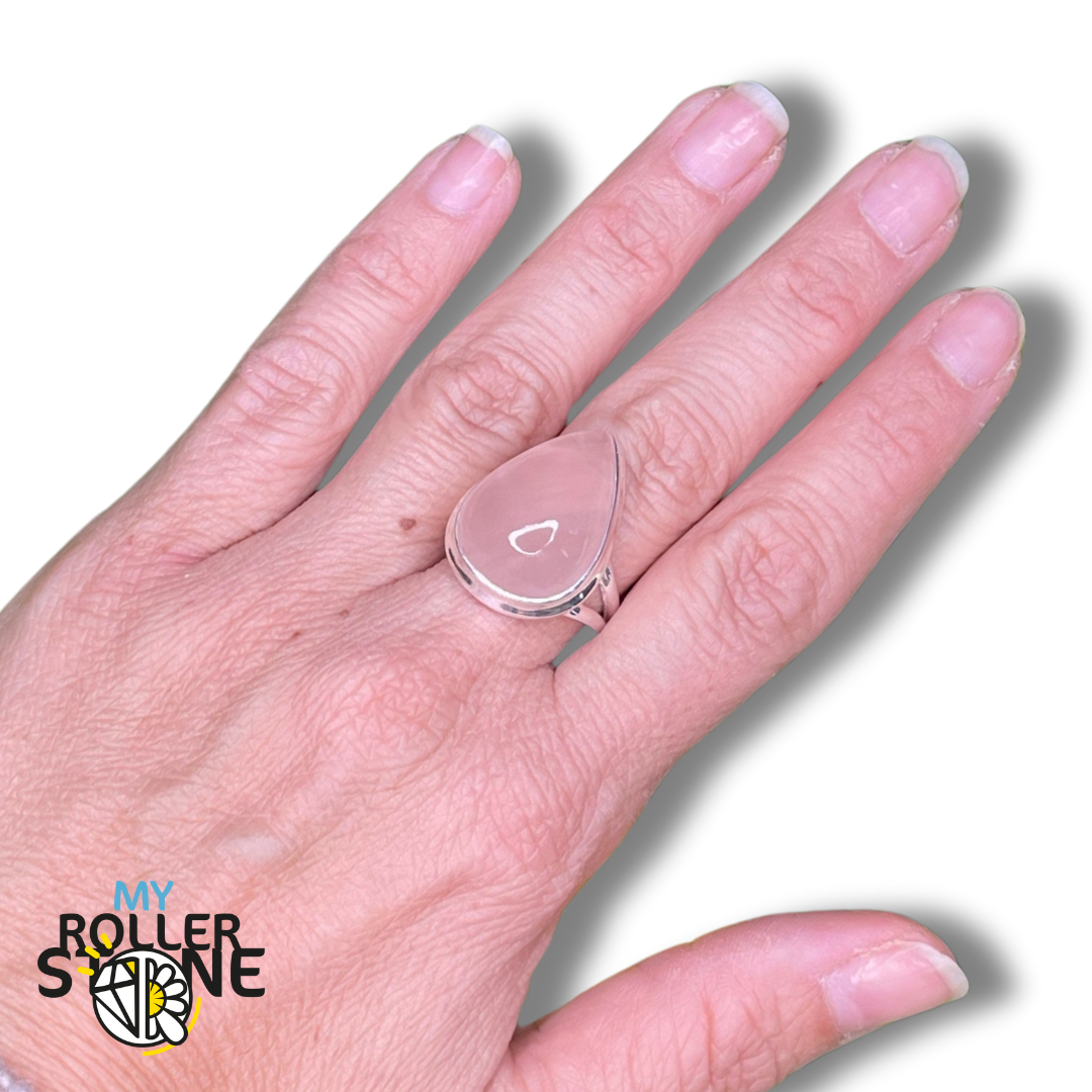 Bague Quartz Rose #22 - 52 - Bagues