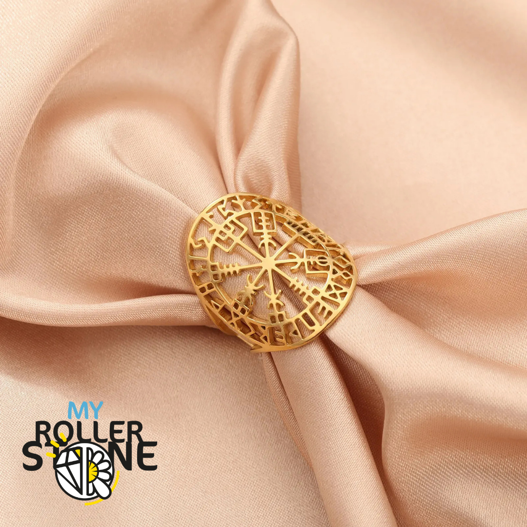 Bague Réglable Vegvisir or