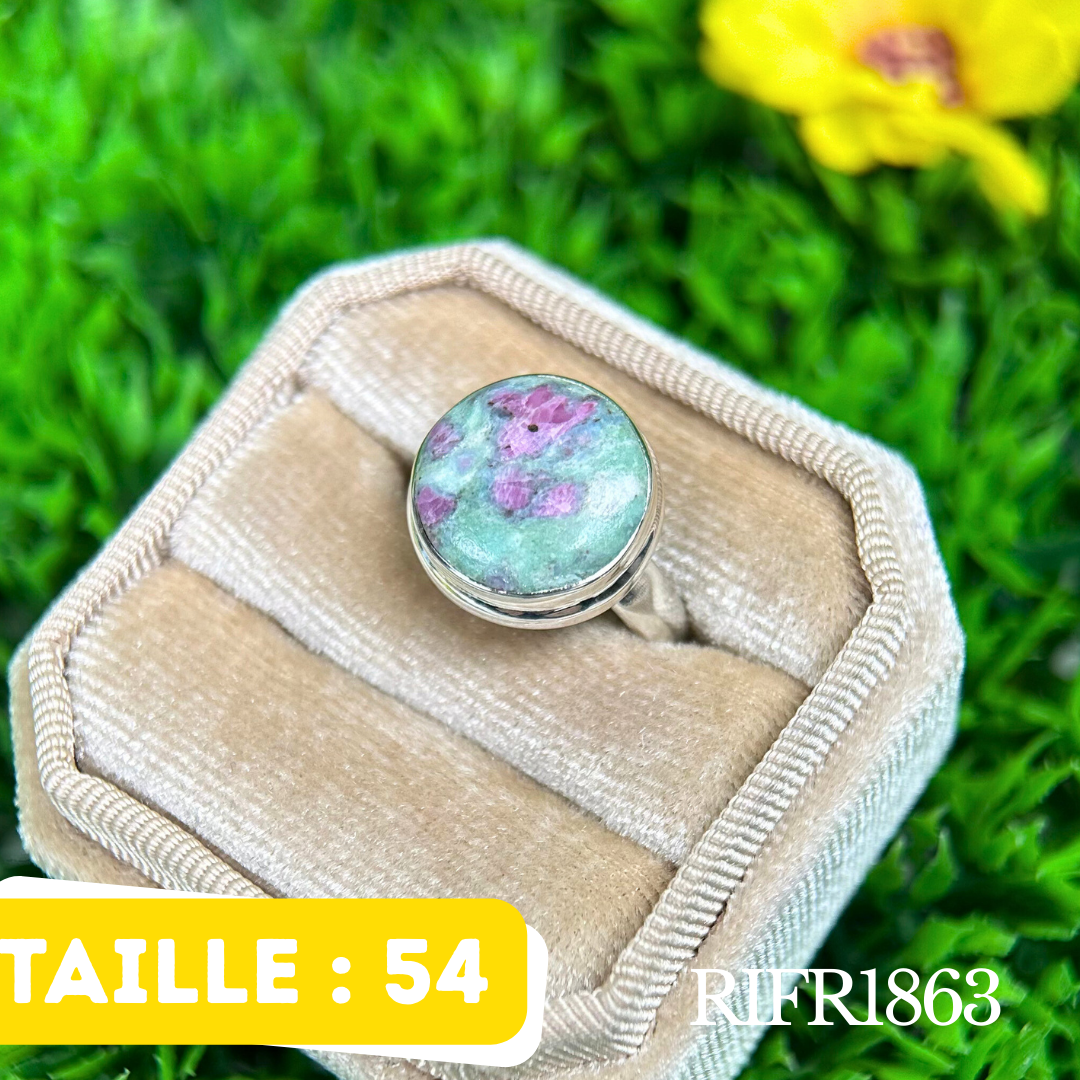 Bague argent Ruby fuchsite