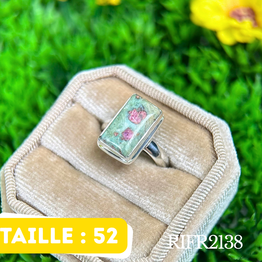 Bague argent Ruby fuchsite