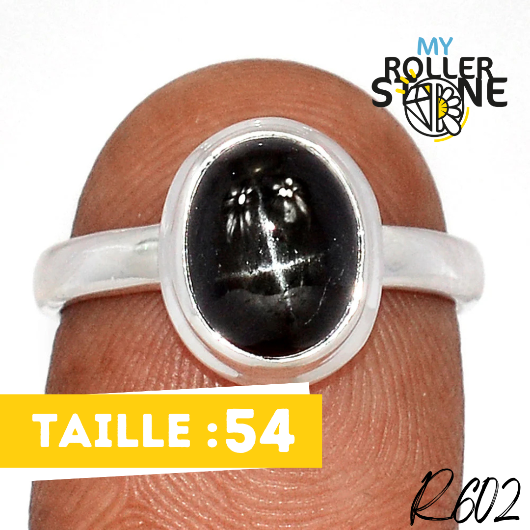 Bague Saphir Étoilé R602