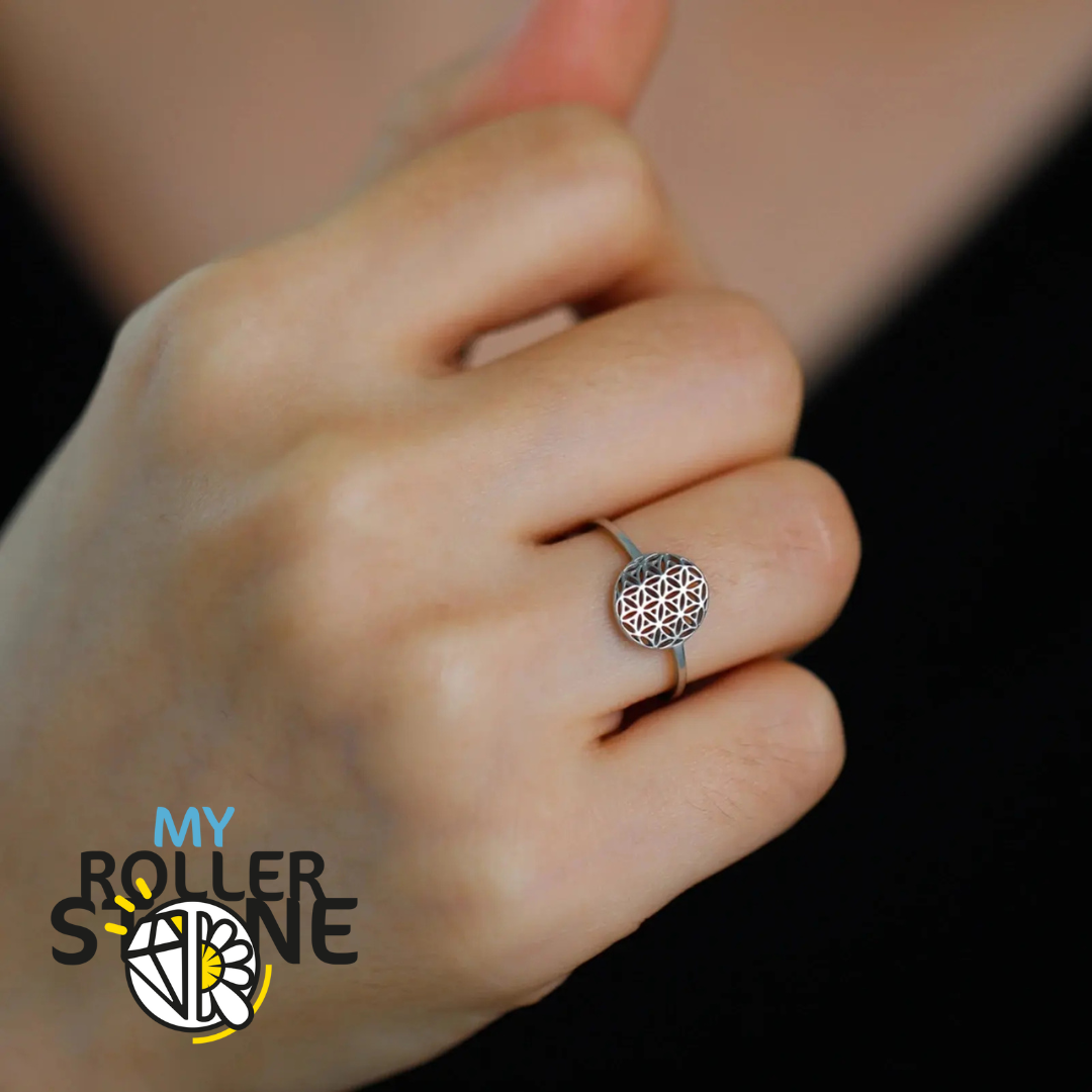 Bague Fleur de Vie Vintage