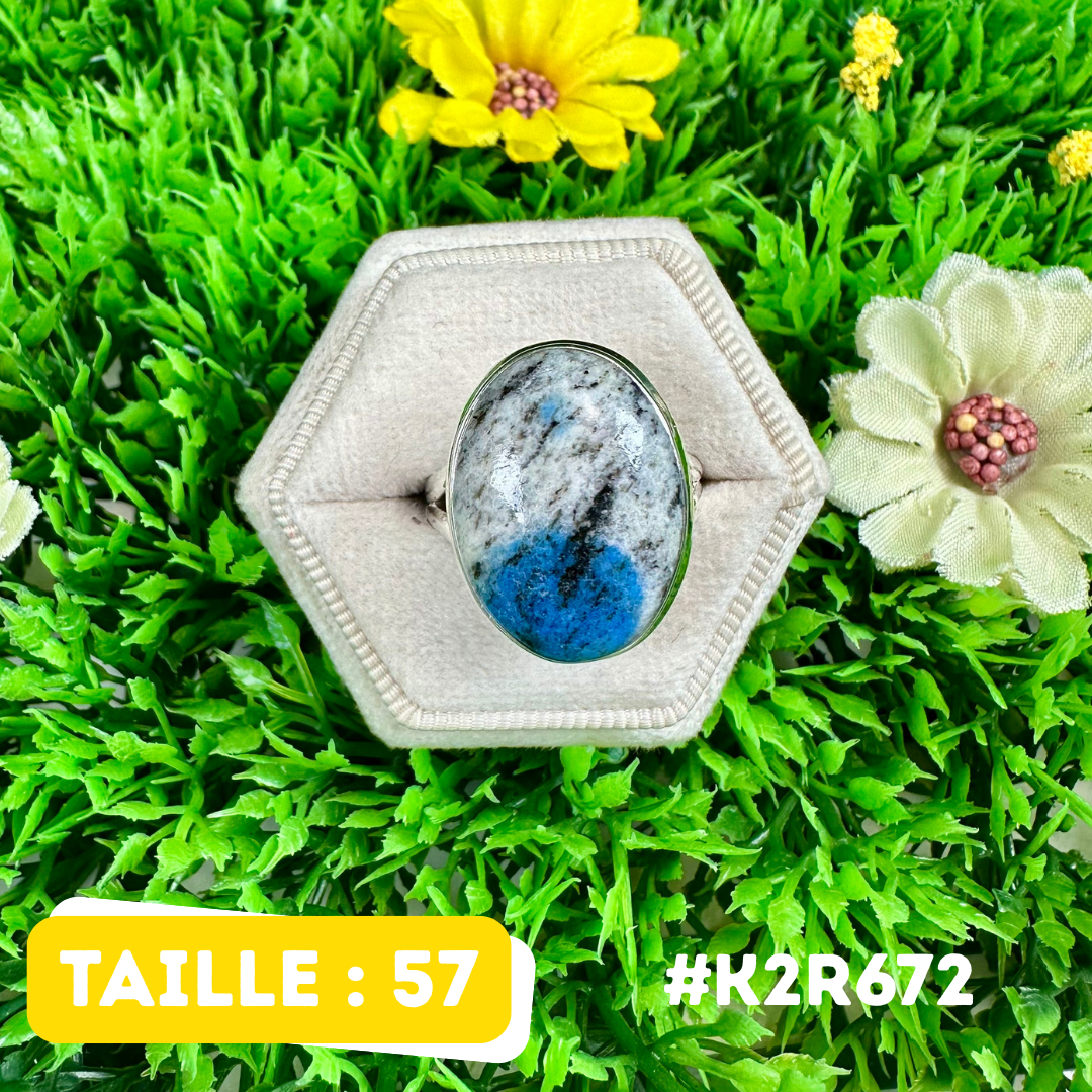 Bague Jaspe K2 Argent 925 #K2R672