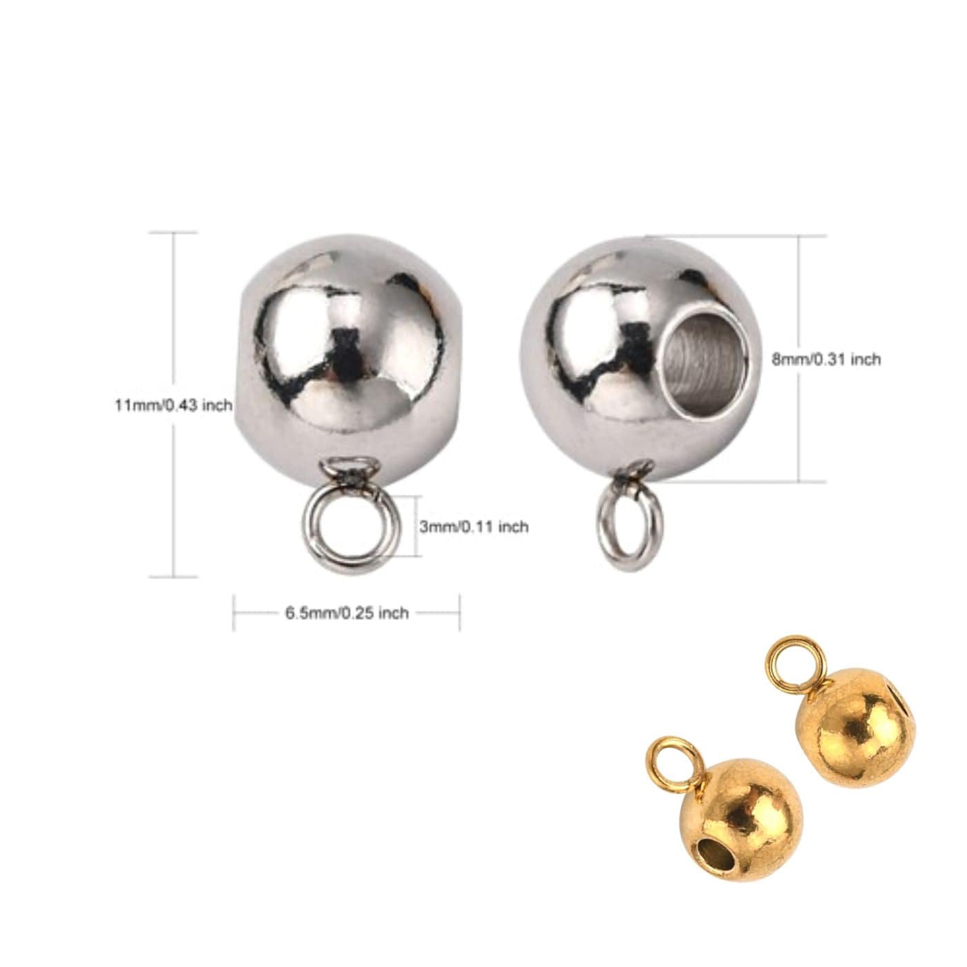 Bélière Acier inoxydable - Accessoires pour bijoux