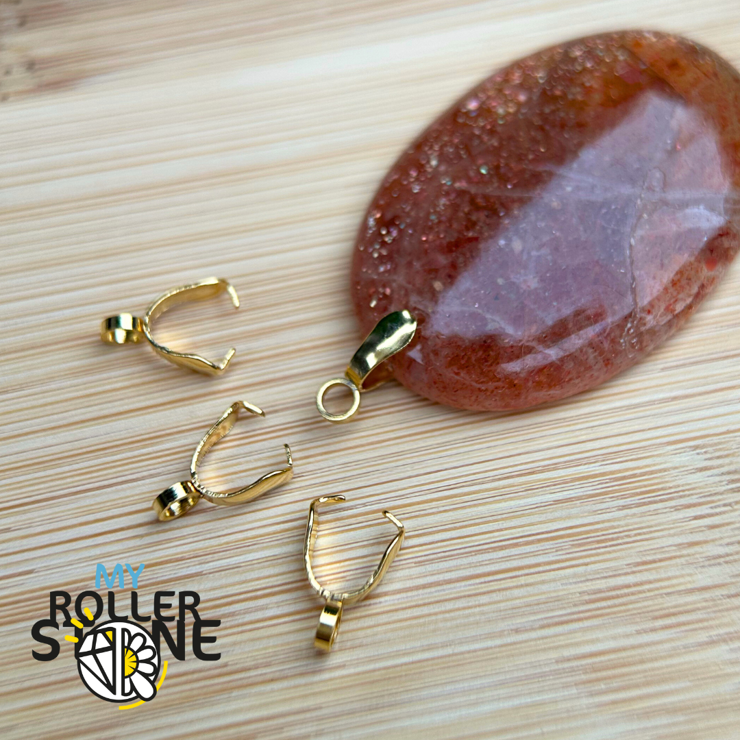 Bélière acier inoxydable doré pour pendentif
