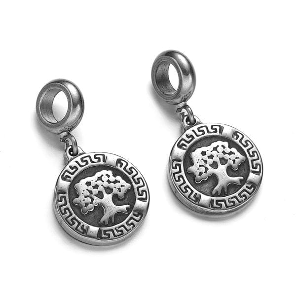 Bélière Charm rond Arbre de vie - Accessoires pour bijoux