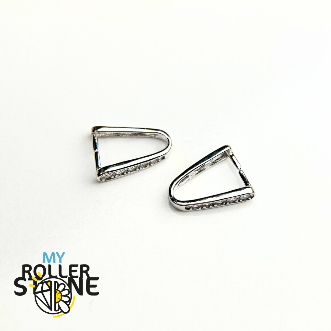 Bélière en argent 925 avec zircon