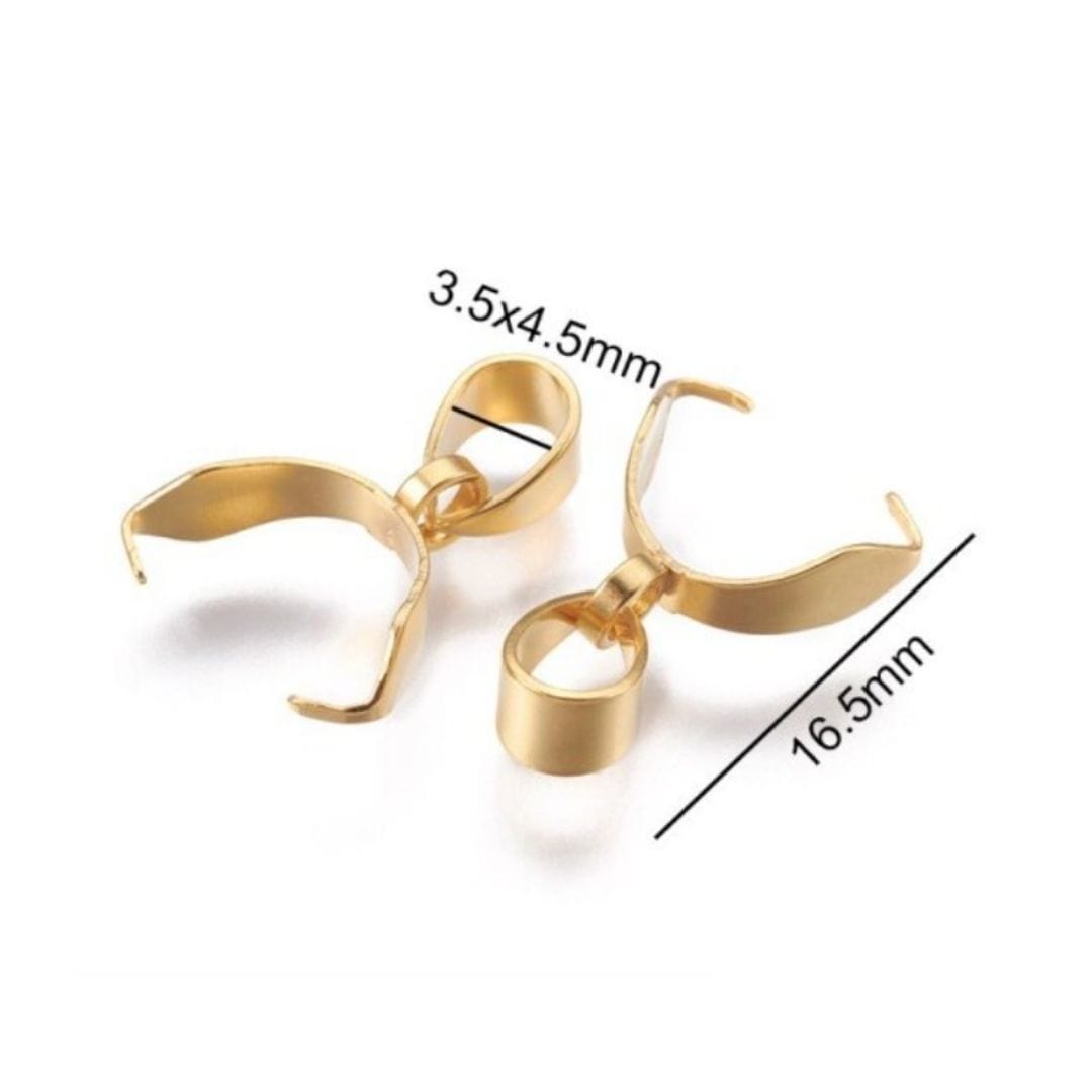 Bélière or pour pendentif - Accessoires pour bijoux
