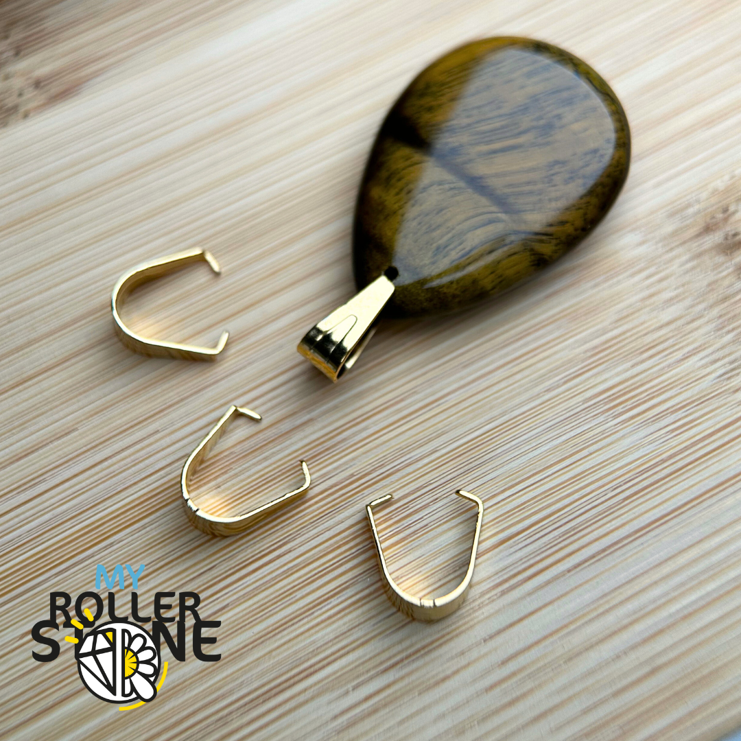 Bélière pendentif acier inoxydable - Or - Accessoires pour bijoux