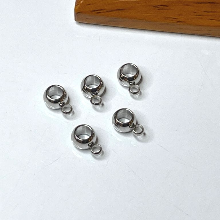 Bélière ronde Acier inoxydable - Accessoires pour bijoux