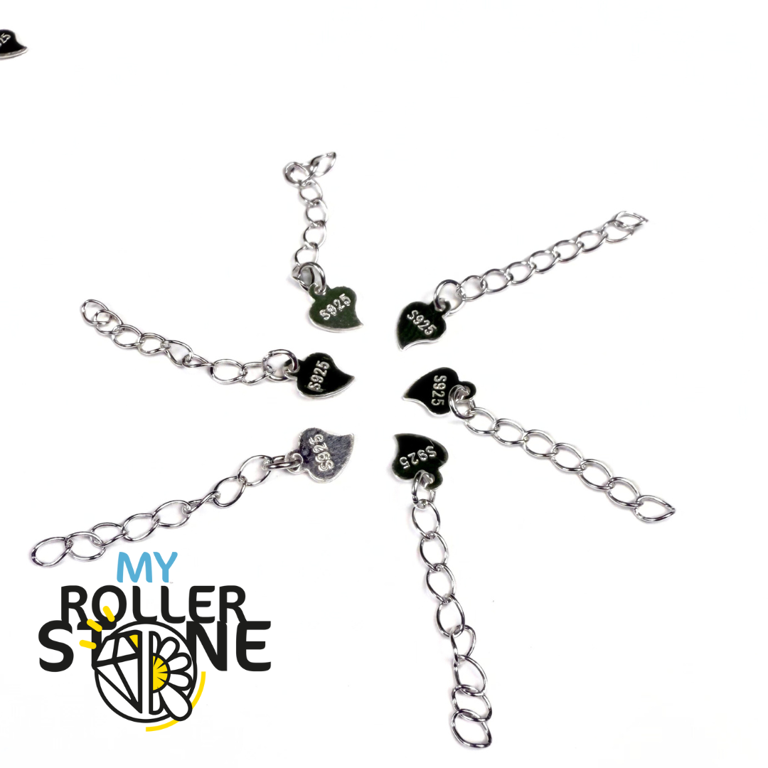 Chaînes d’Extension Torsadées en Argent Sterling 925