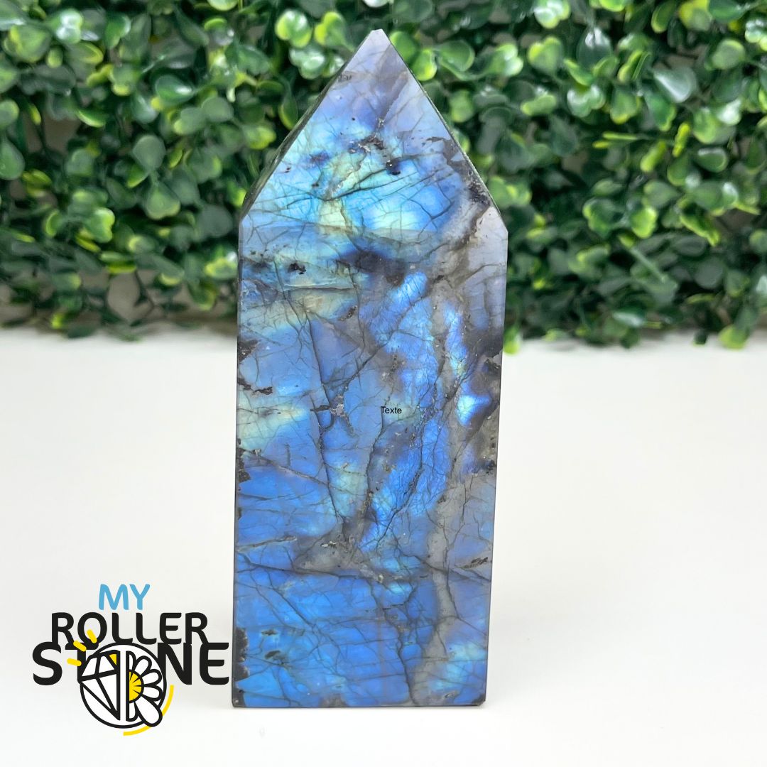 Bloc Pointe Pierre Labradorite #1 - Pierres et fossiles