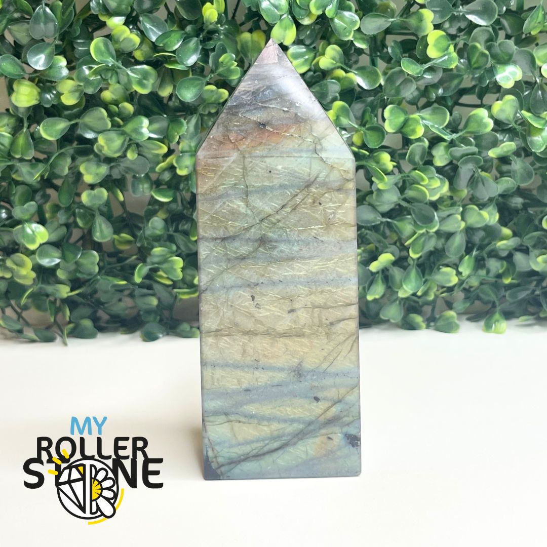 Bloc Pointe Pierre Labradorite #2 - Pierres et fossiles