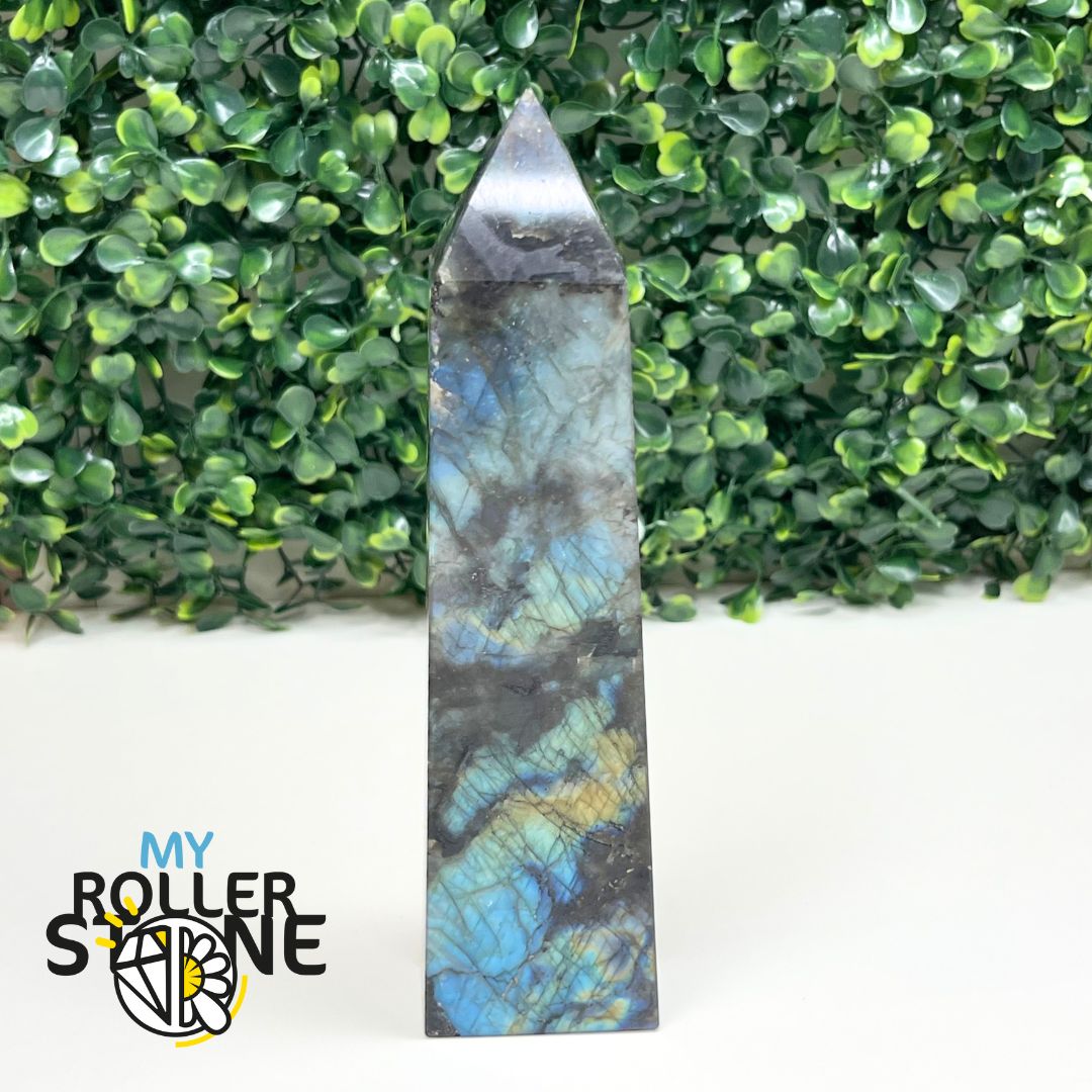 Bloc Pointe Pierre Labradorite #3 - Pierres et fossiles