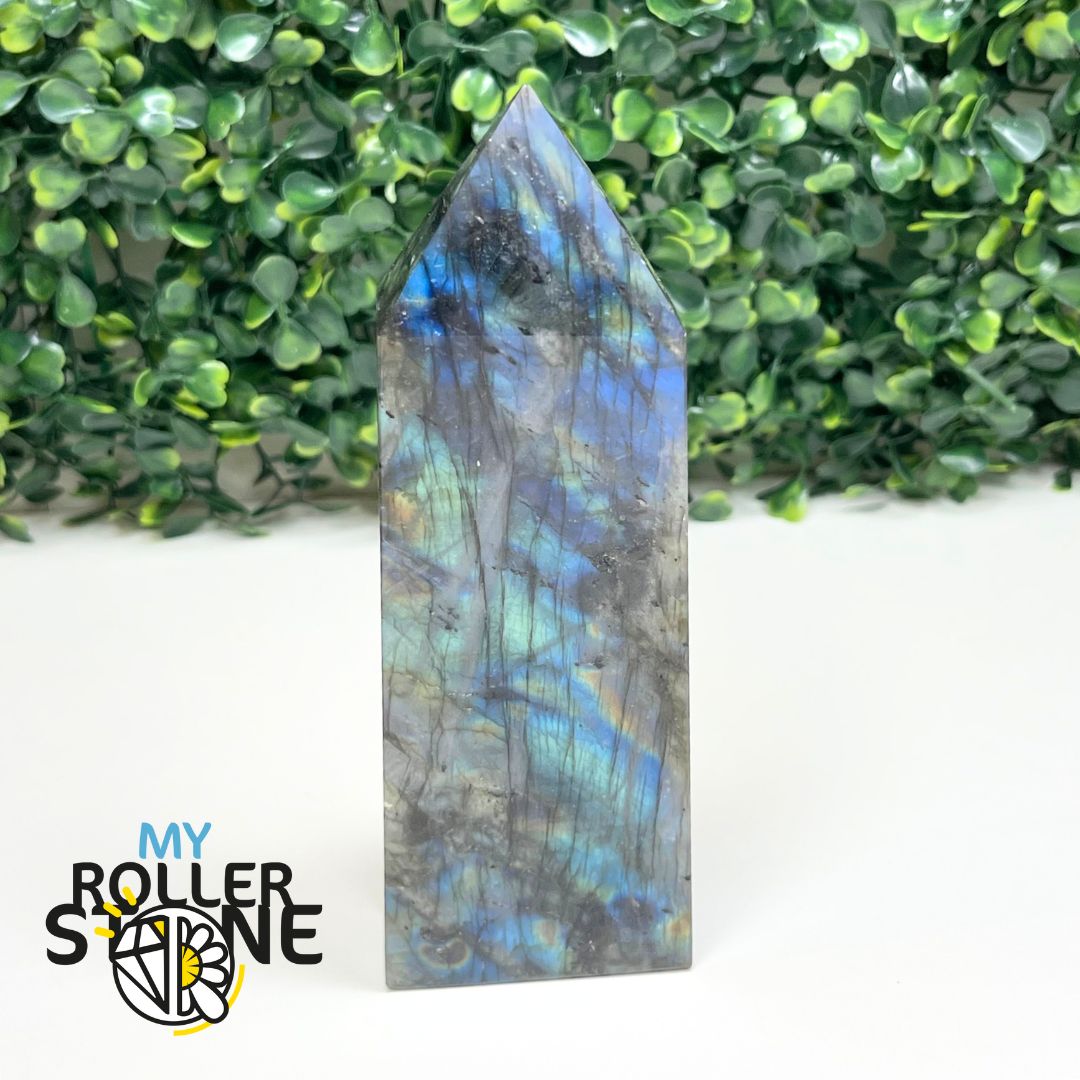 Bloc Pointe Pierre Labradorite #4 - Pierres et fossiles