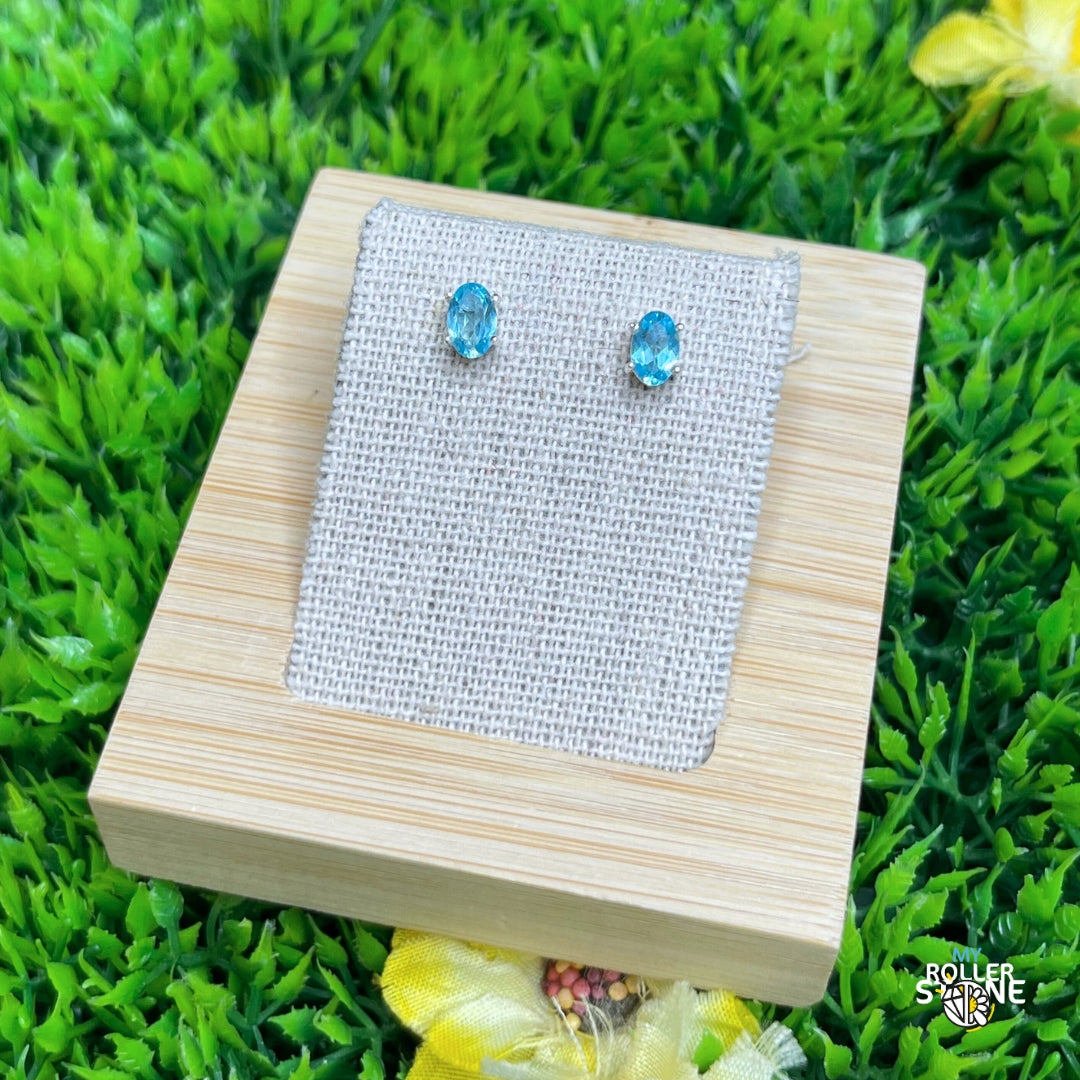 Boucles d'Oreilles Apatite Néon #1