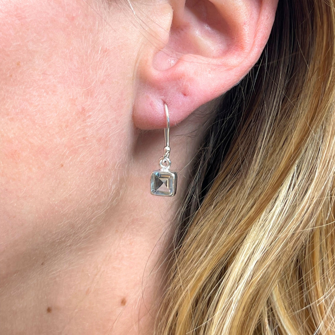 Boucles d'oreilles Argent 925 Aigue-Marine #1