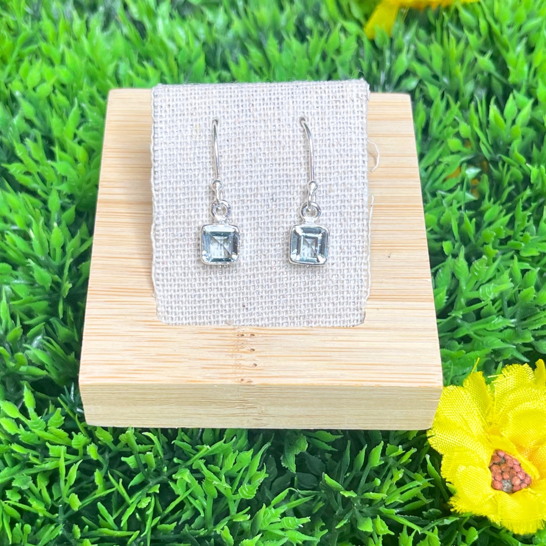 Boucles d'oreilles Argent 925 Aigue-Marine #1