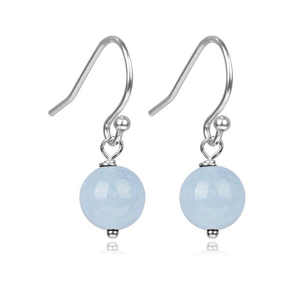 Boucles d'oreilles Argent Aigue-Marine