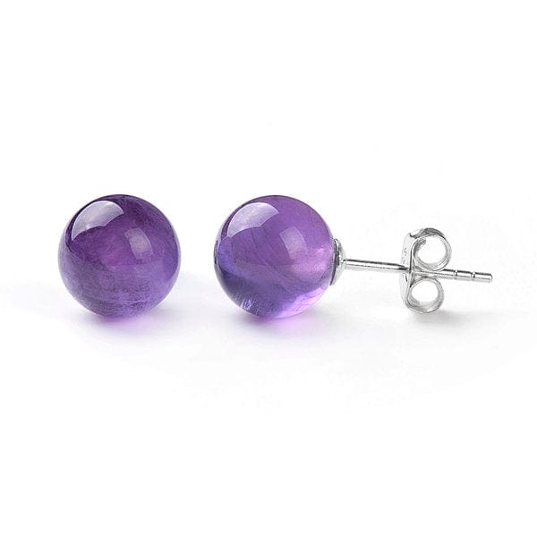Boucles d'oreilles Argent Améthyste