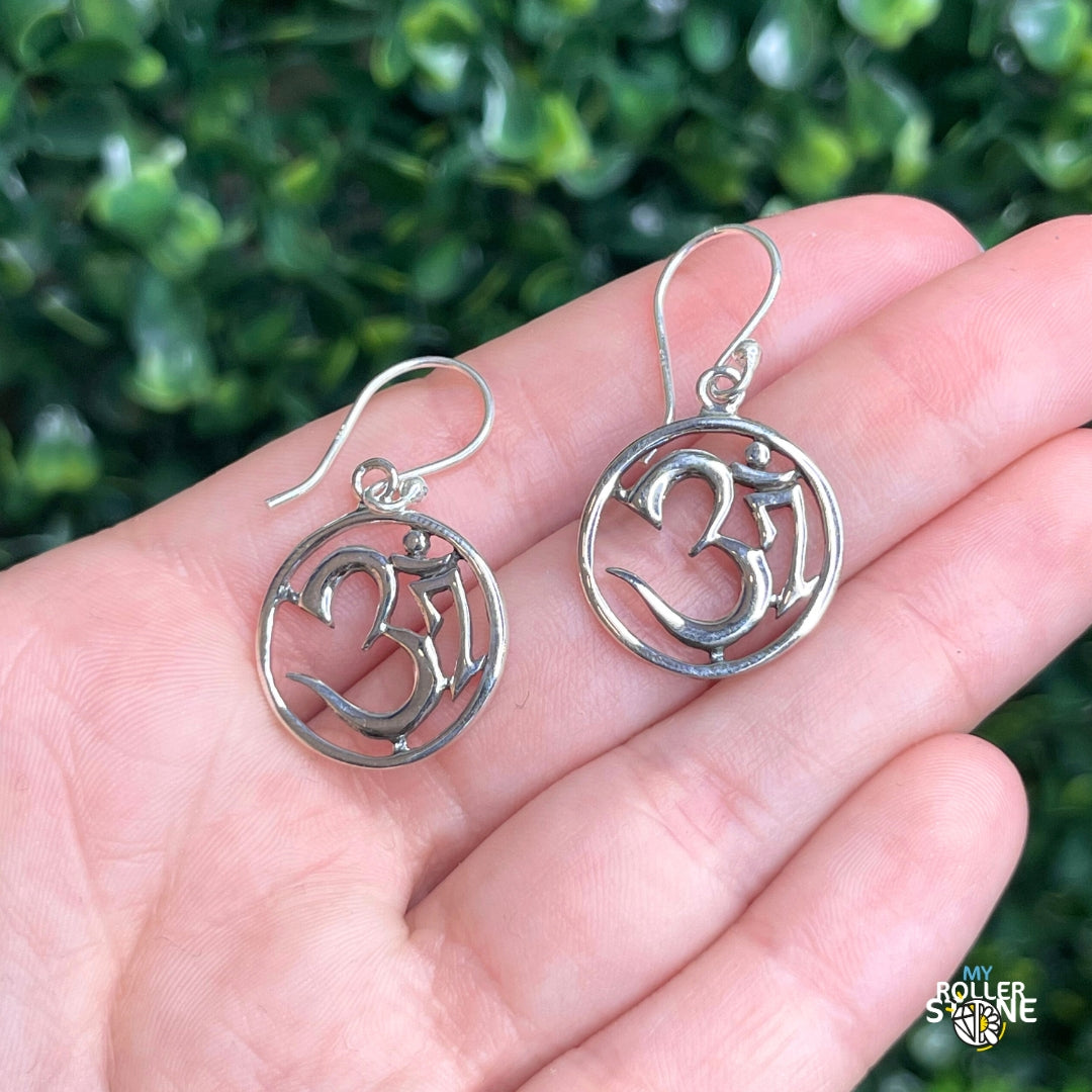 Boucles d'oreilles Argent Aum