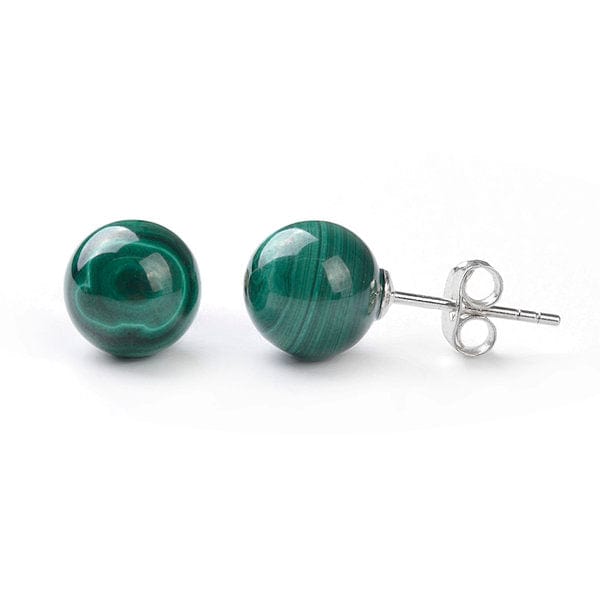 Boucles d’oreilles Argent Malachite - Boucles d’oreilles