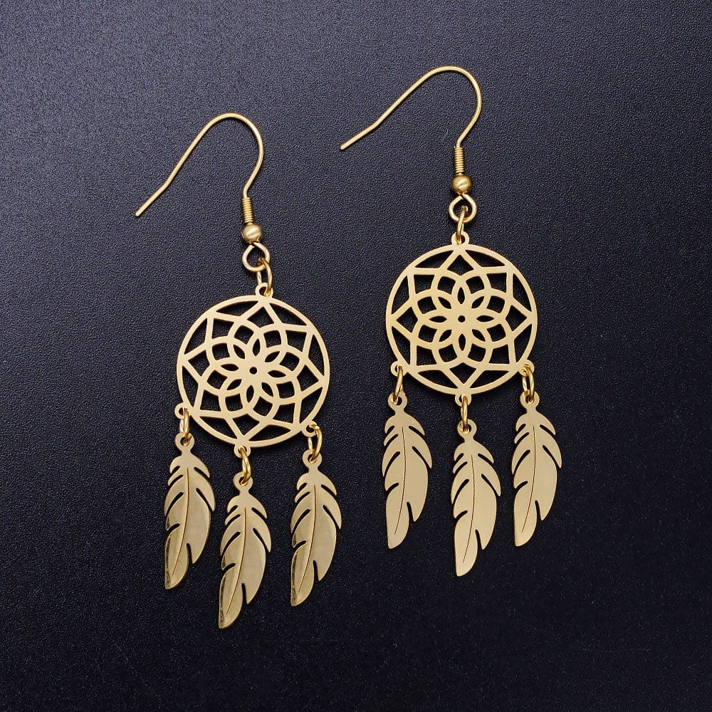 Boucles d'oreilles Attrape-rêves