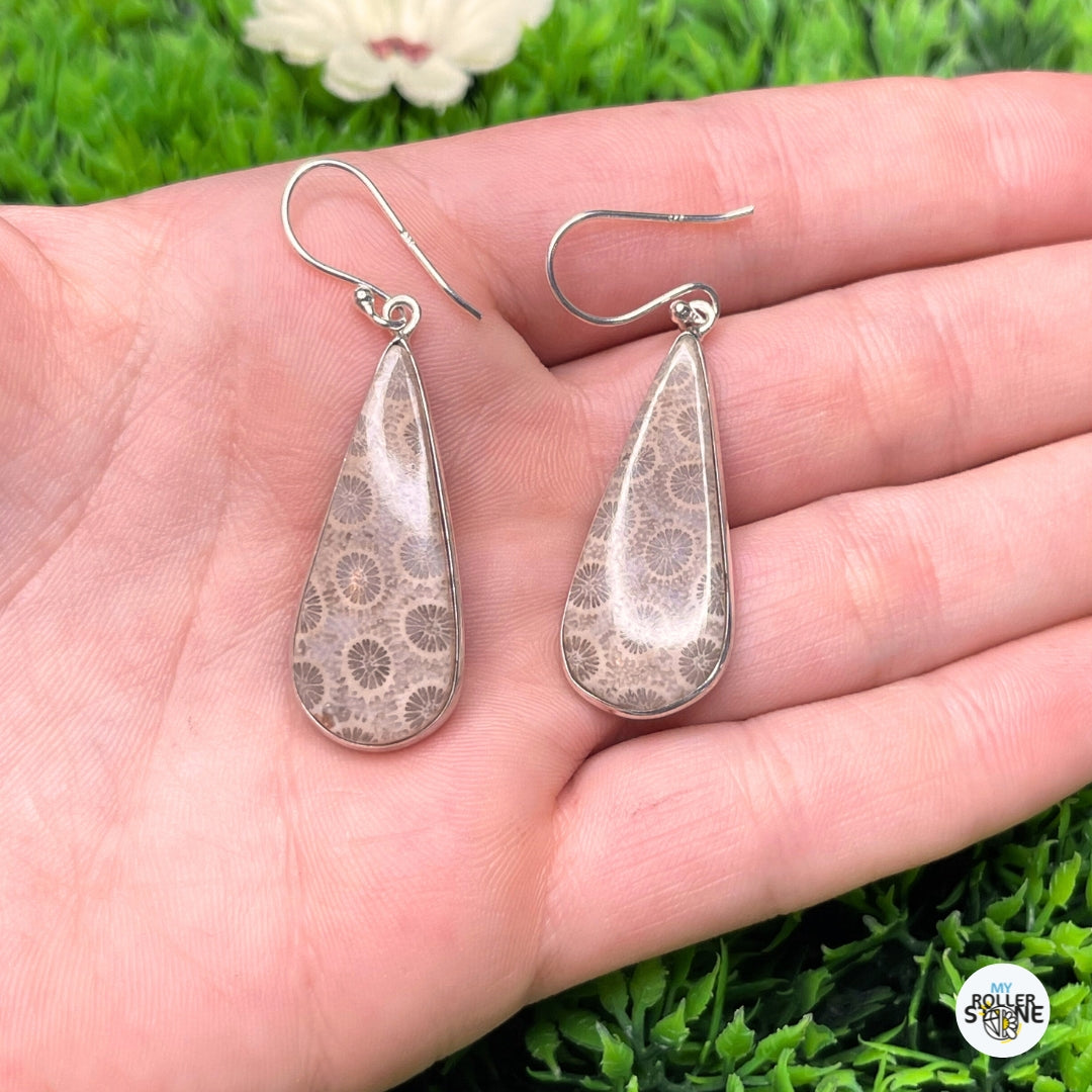 Boucles d'oreilles Chrysanthème #3