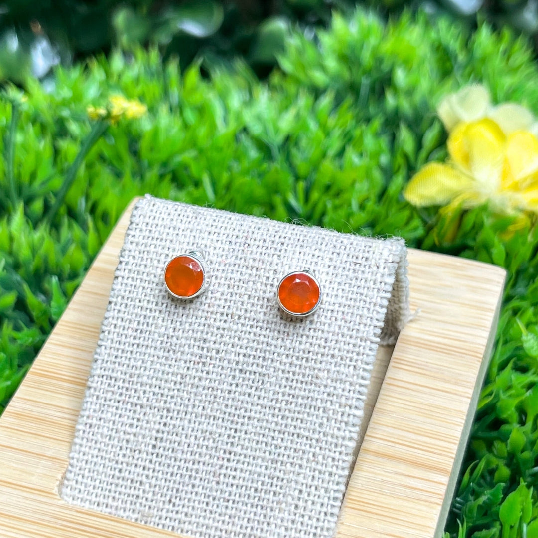 Boucles d'Oreilles Cornaline #1