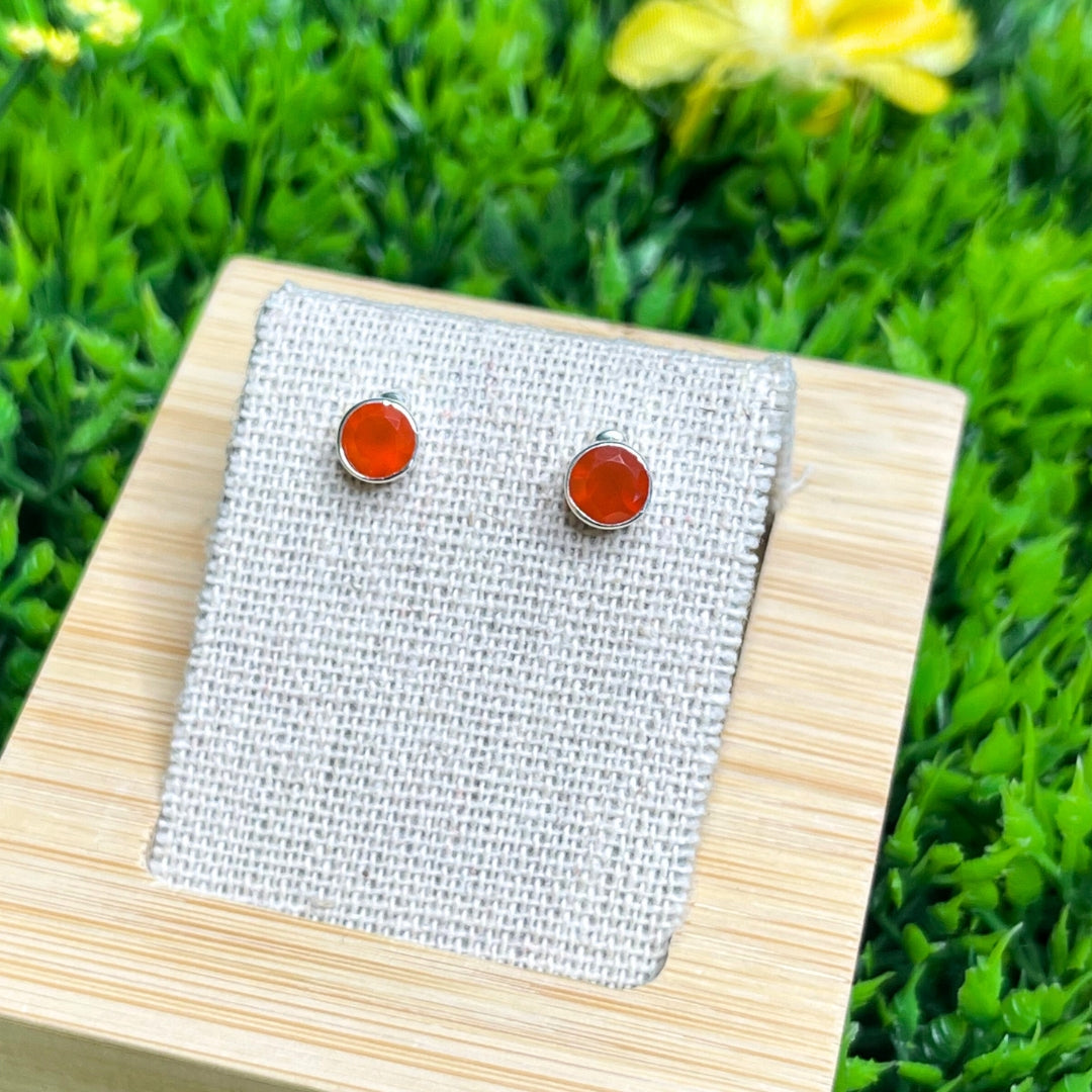 Boucles d'Oreilles Cornaline #2