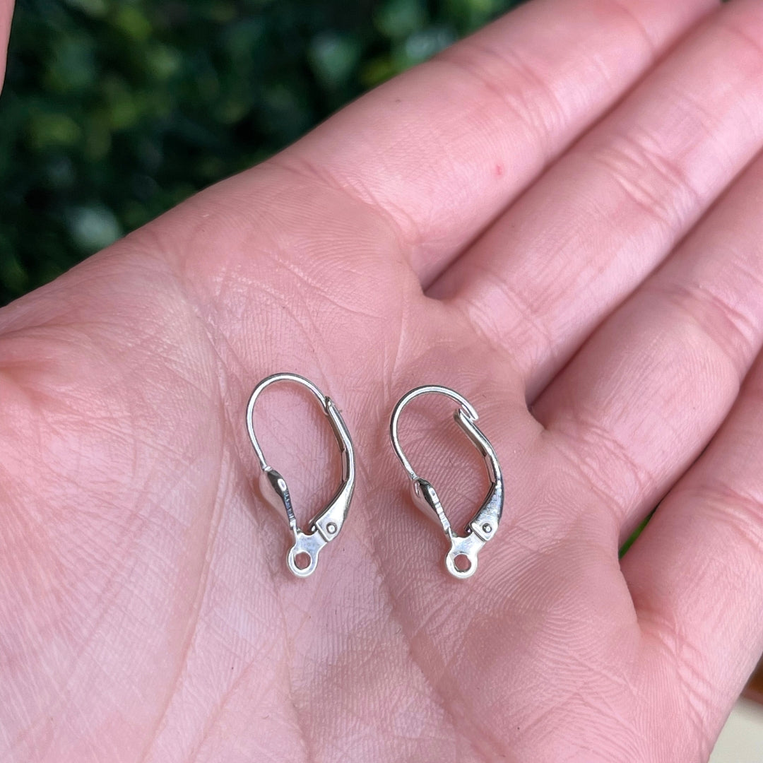 Support Boucles d'Oreilles Dormeuses Argent 925