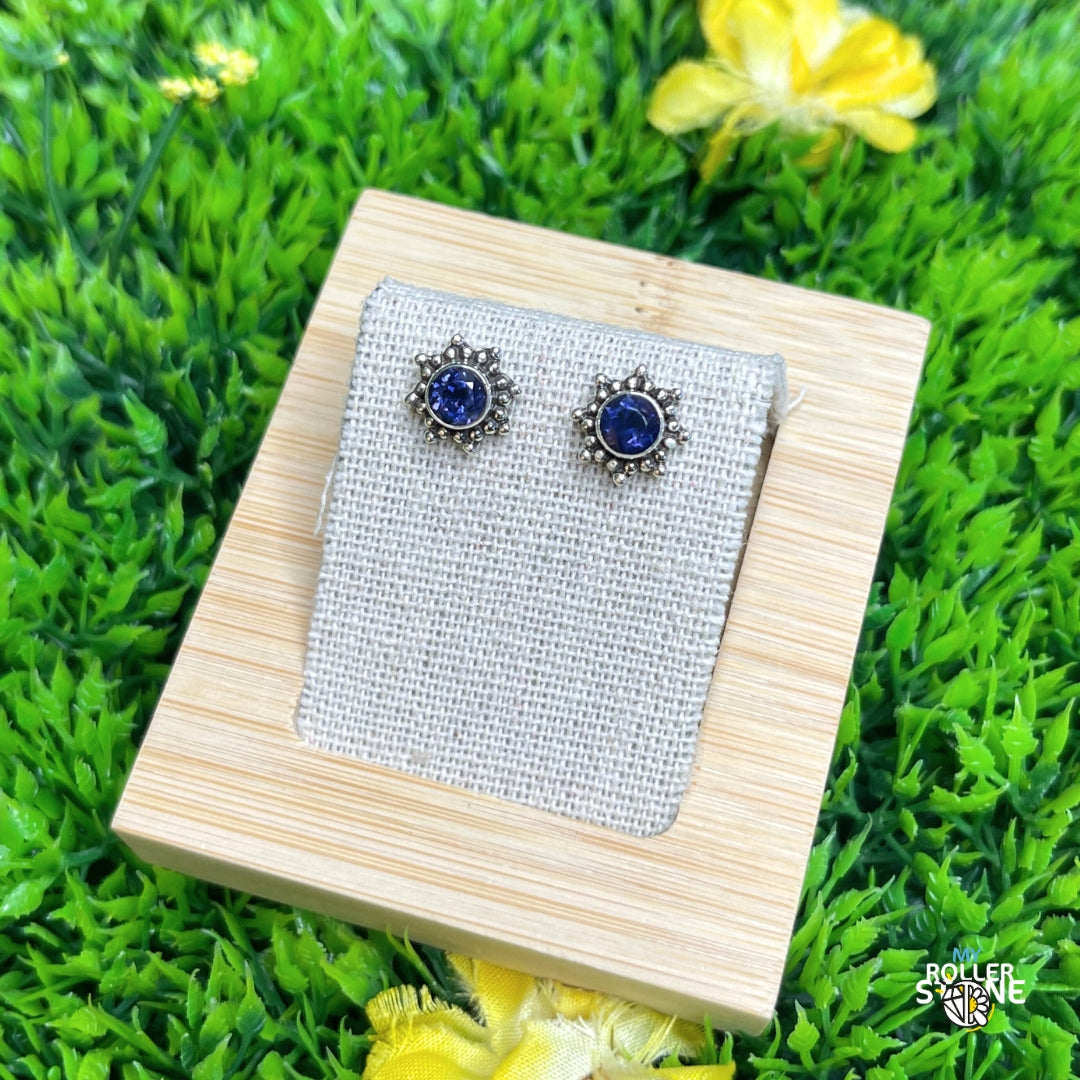 Boucles d'Oreilles Iolite #7