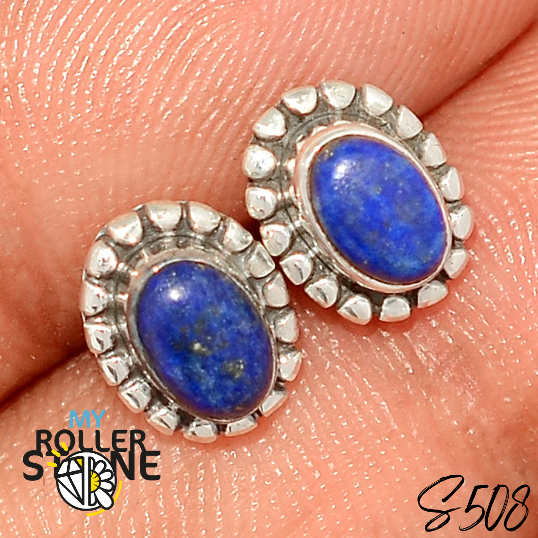Boucles d’Oreilles Lapis Lazuli S508 - Boucles d’oreilles