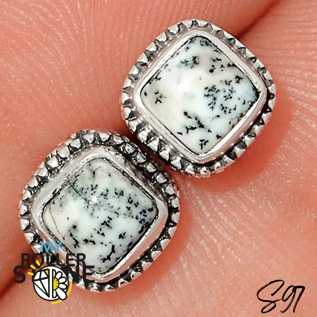 Boucles d’oreilles Opale Dendritique S97 - Bagues