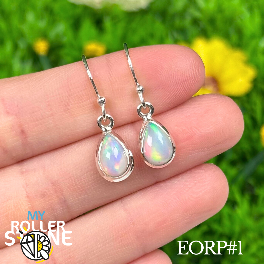 Boucles D'oreilles Opale Éthiopienne