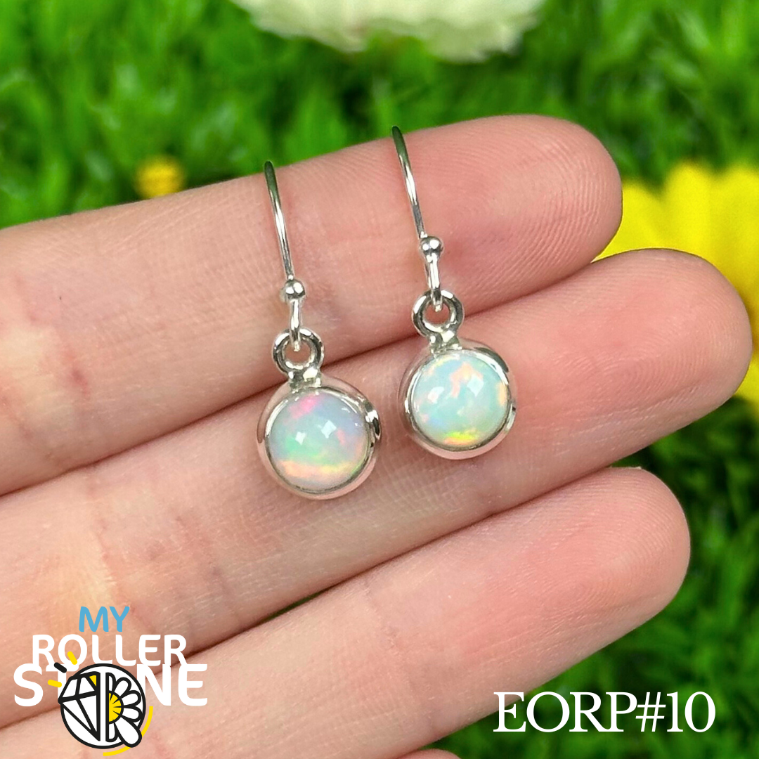 Boucles D'oreilles Opale Éthiopienne