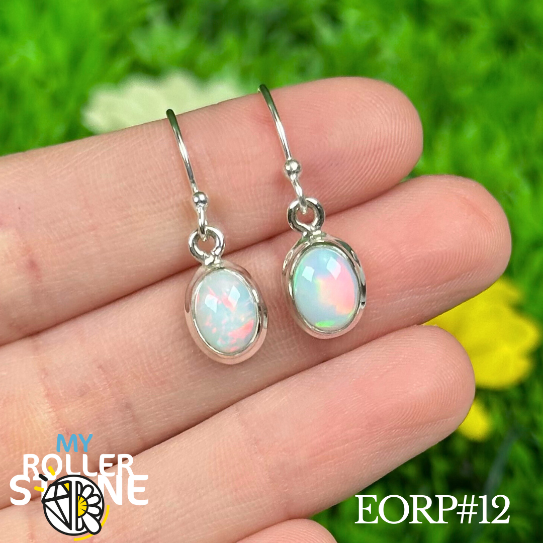 Boucles D'oreilles Opale Éthiopienne