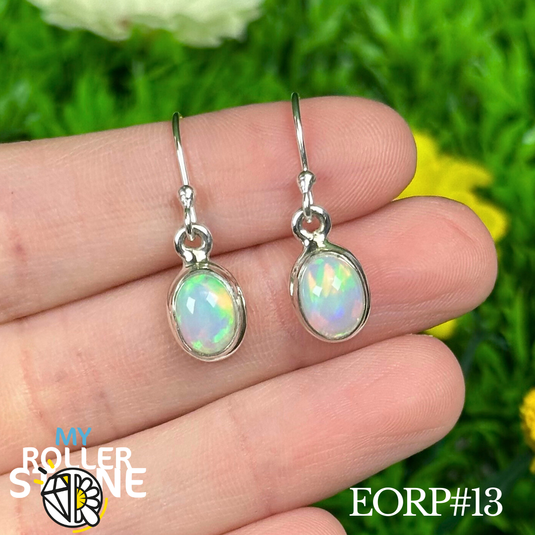 Boucles D'oreilles Opale Éthiopienne