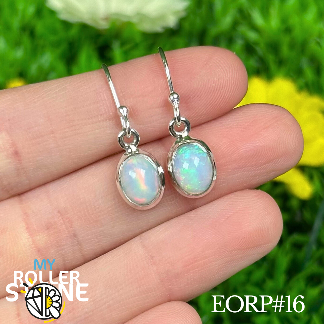 Boucles D'oreilles Opale Éthiopienne