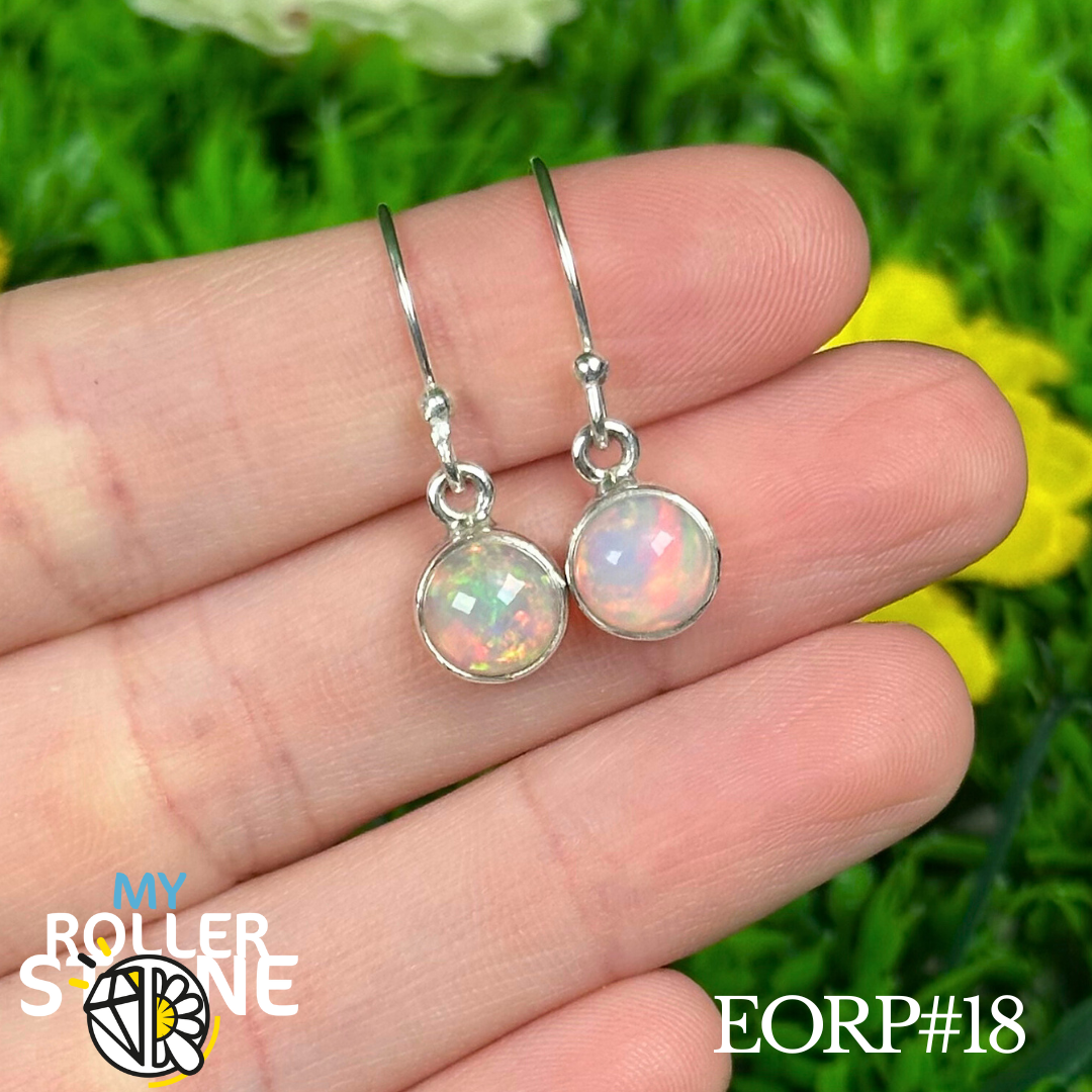 Boucles D'oreilles Opale Éthiopienne