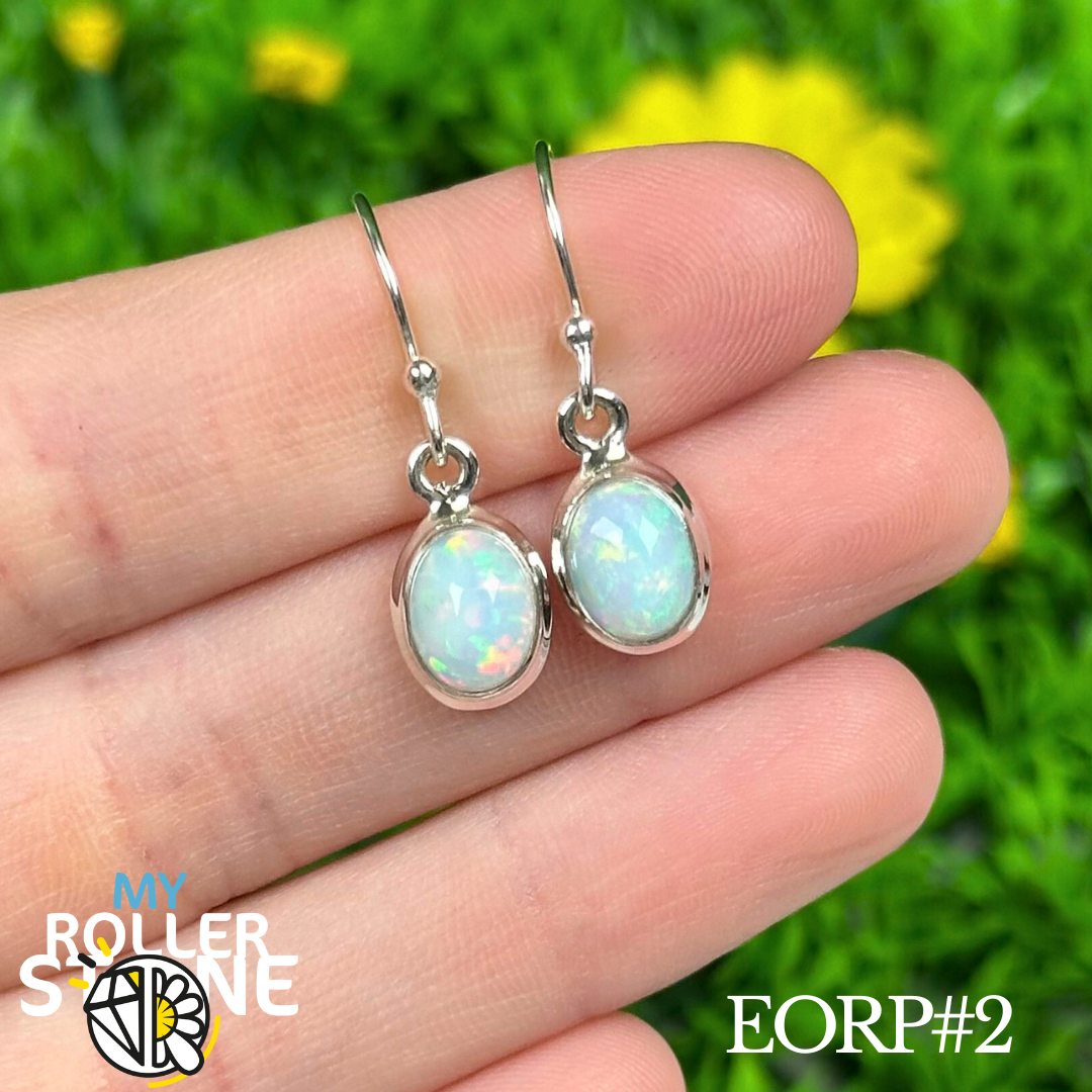 Boucles D'oreilles Opale Éthiopienne