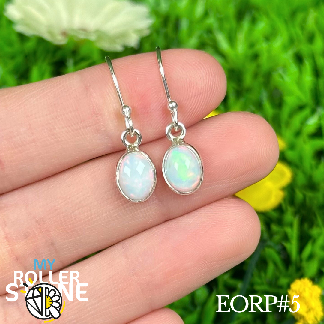 Boucles D'oreilles Opale Éthiopienne