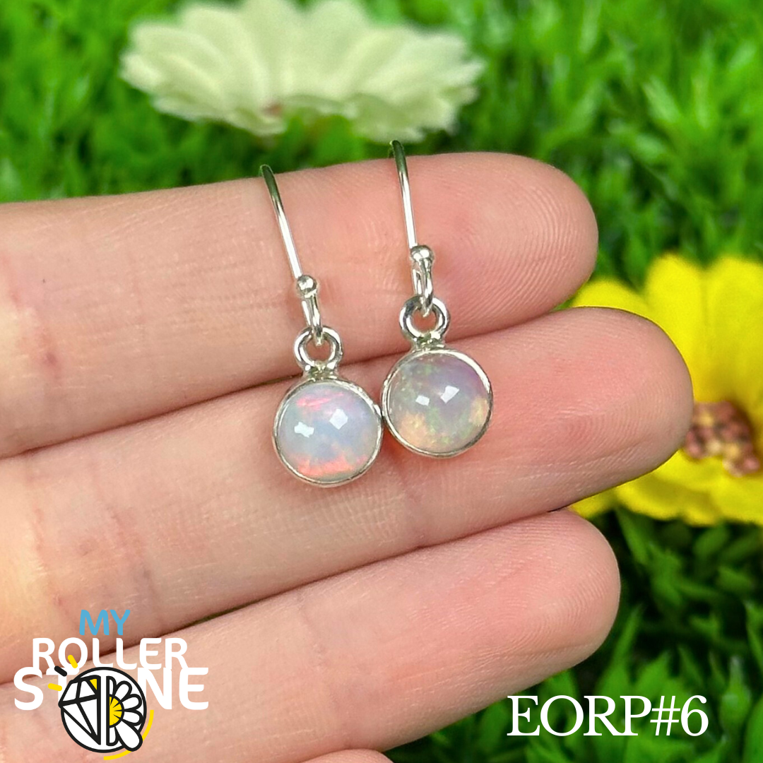 Boucles D'oreilles Opale Éthiopienne