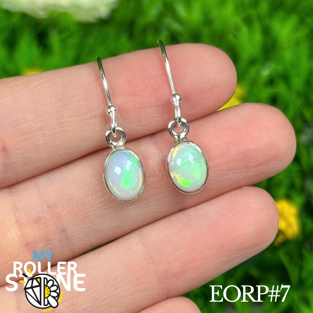 Boucles D'oreilles Opale Éthiopienne
