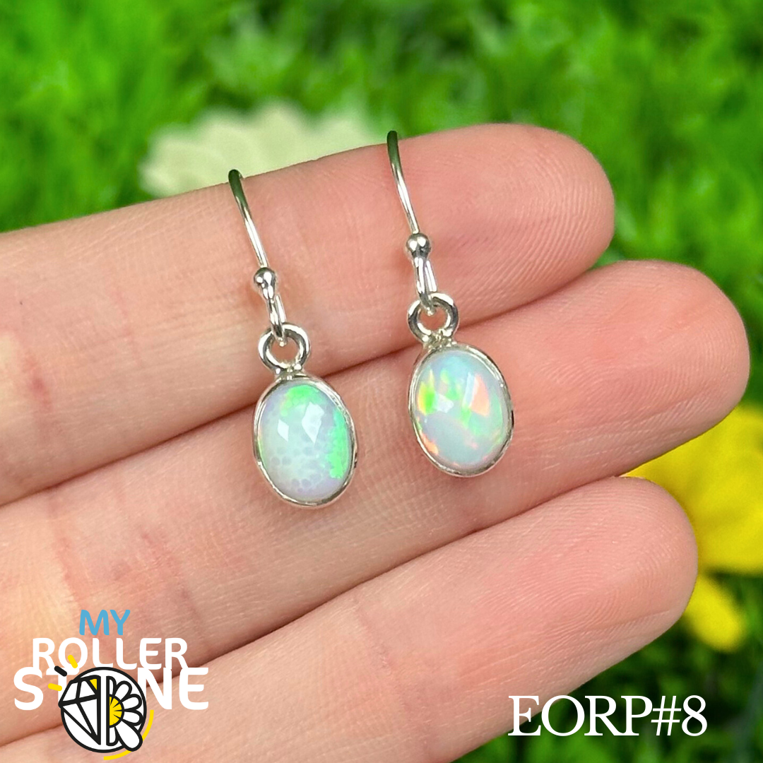 Boucles D'oreilles Opale Éthiopienne