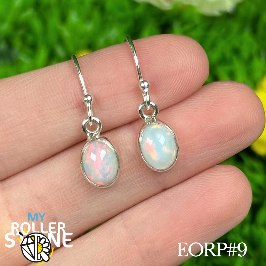 Boucles D'oreilles Opale Éthiopienne