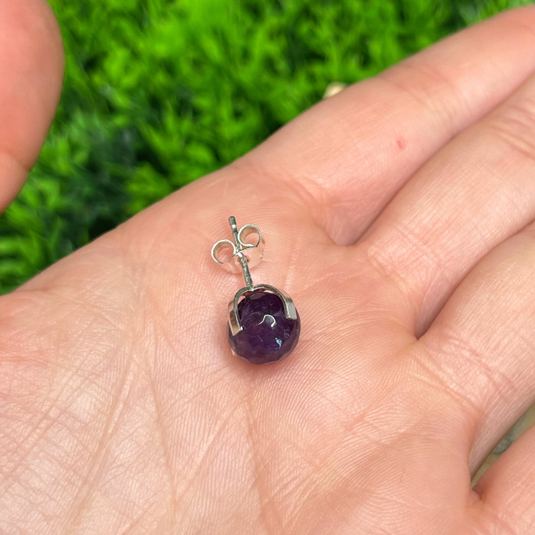 Boucles d&#39;Oreilles Perle Améthsyte