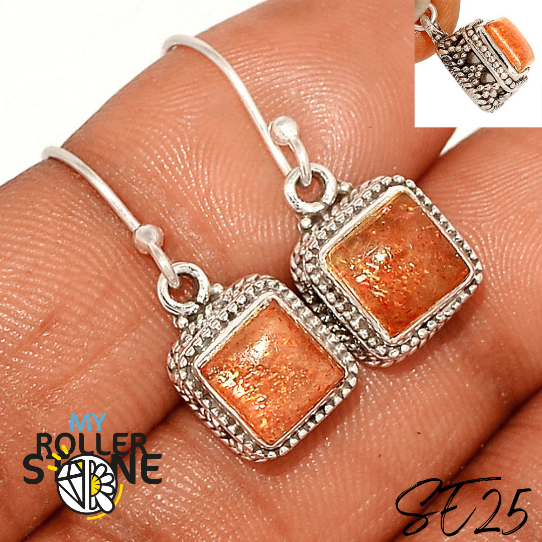 Boucles d’oreilles Pierre du soleil SE25