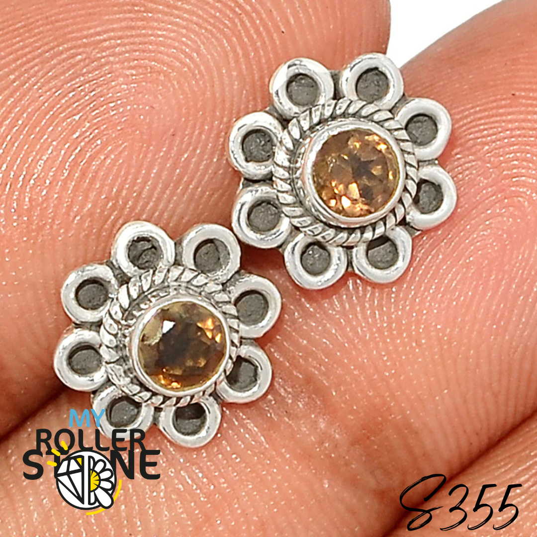 Boucles d’oreilles Quartz Fumé S355