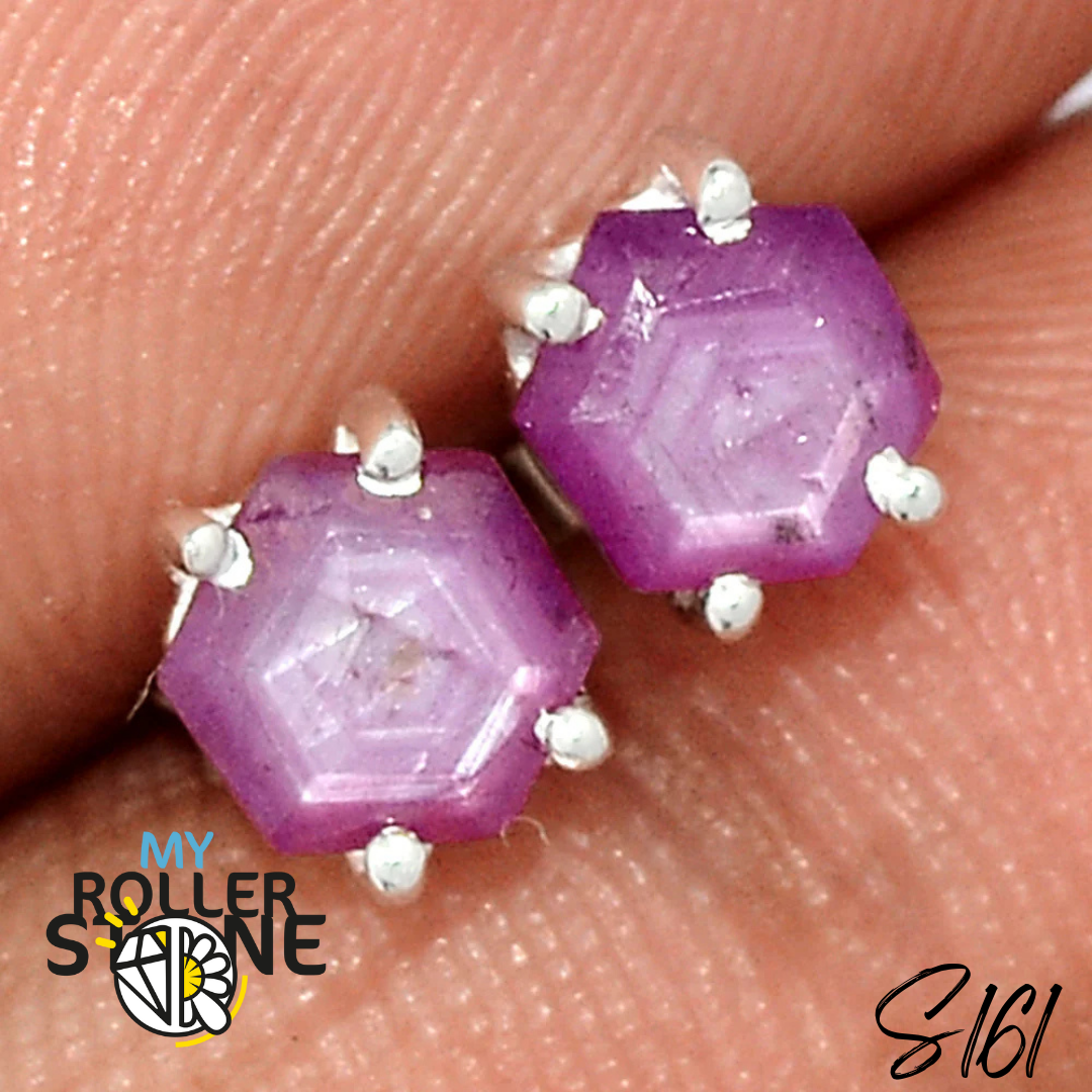 Boucles d’oreilles Rubis S161 - Boucles d’oreilles